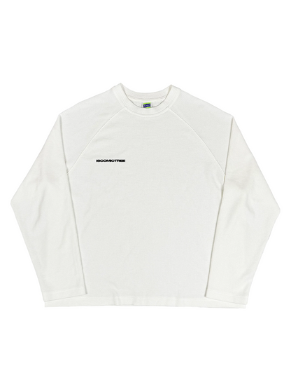 [STM] Solid-color waffle long-sleeved shirt