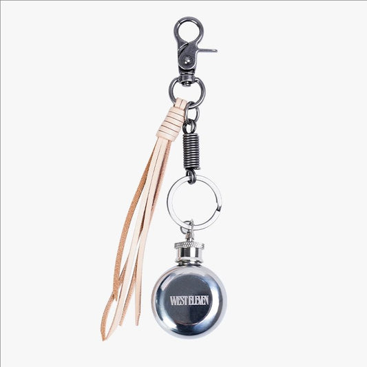 [STM] Wine jug & Leather rope keychain