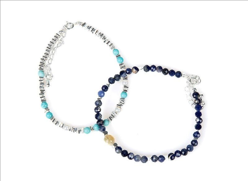 [STM] Blue Turquoise bracelet