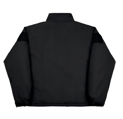 [STM] Black coat with Velcro fastening