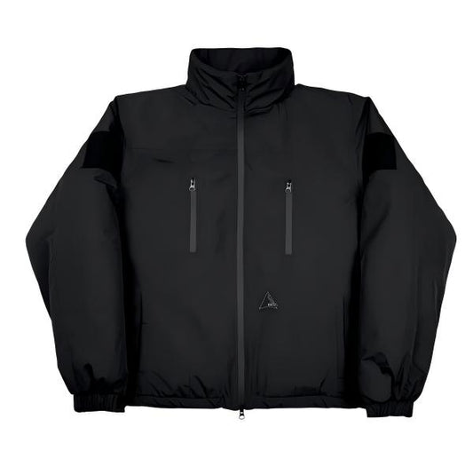 [STM] Black coat with Velcro fastening