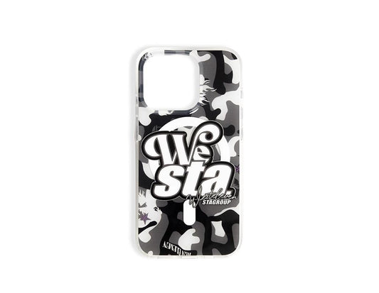 [STM] Snow camouflage silicone magnetic iPhone case