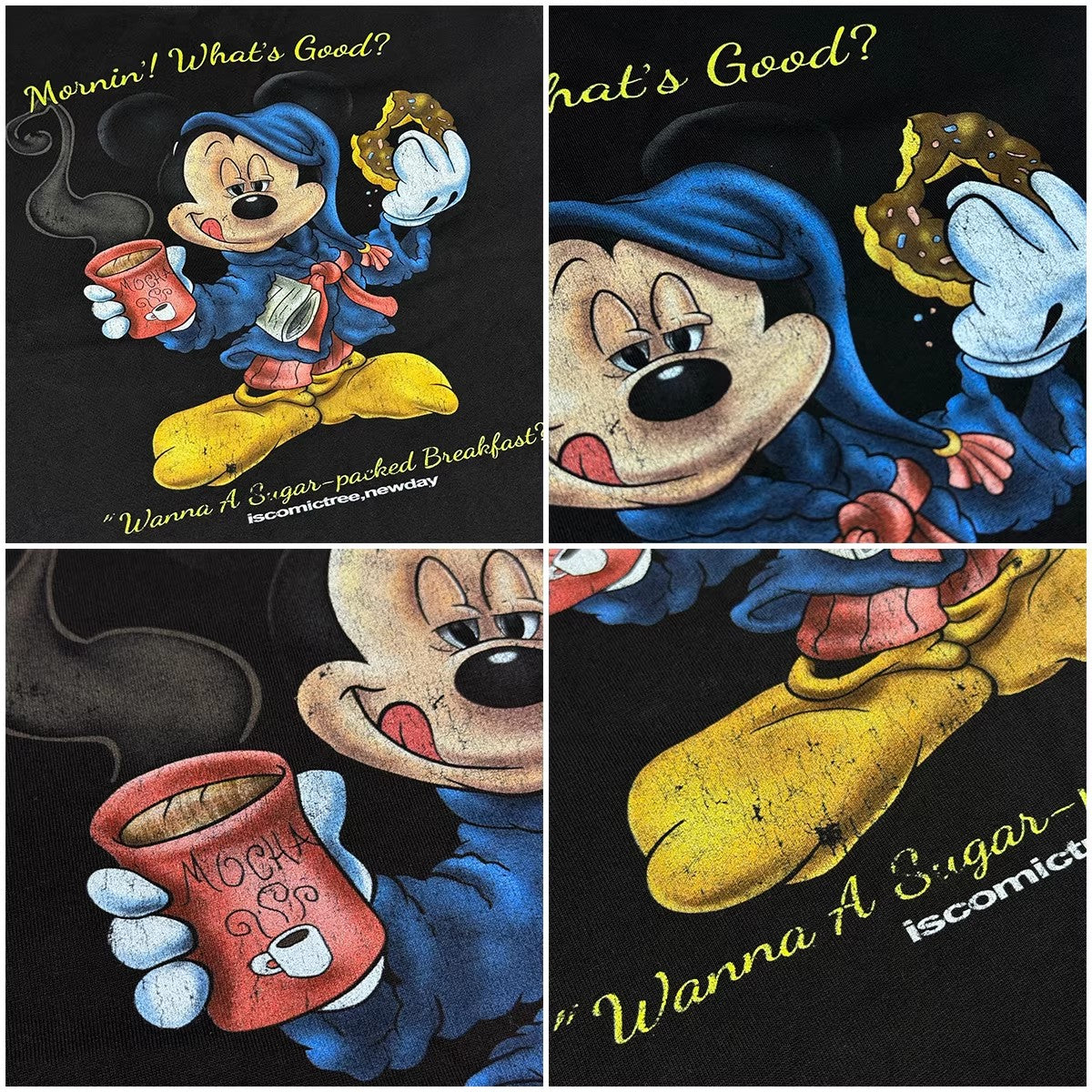 [STM] Mokante Mickey en malmoderna mallonga-manika ĉemizo