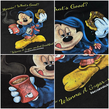 [STM] Mokante Mickey en malmoderna mallonga-manika ĉemizo