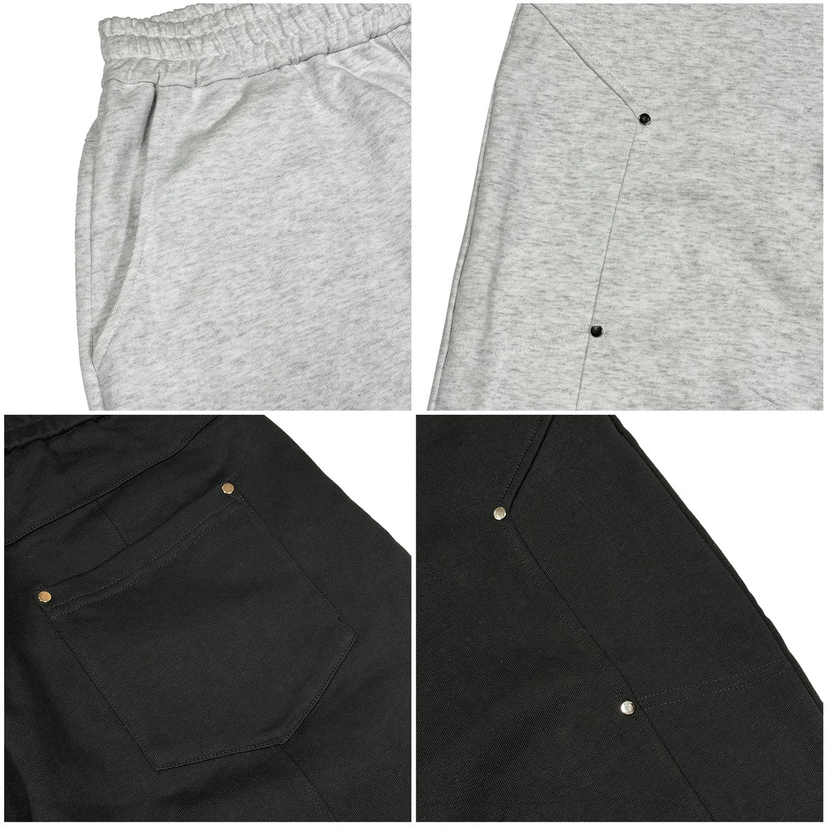 [STM] Bolted Wide-leg Utility Pants