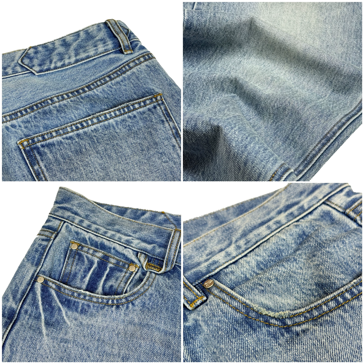 [STM] Blue straight-leg jeans
